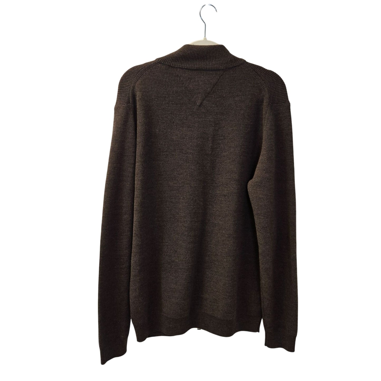Brax Juris Wool Blend Full Zip Cardigan Sweater Size Large