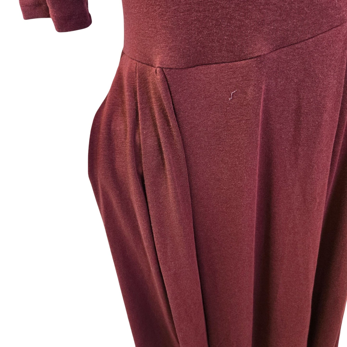 NWT OGL LiteWarm Polo Neck Elbow Length Sleeve Midi Brami Dress Size Medium