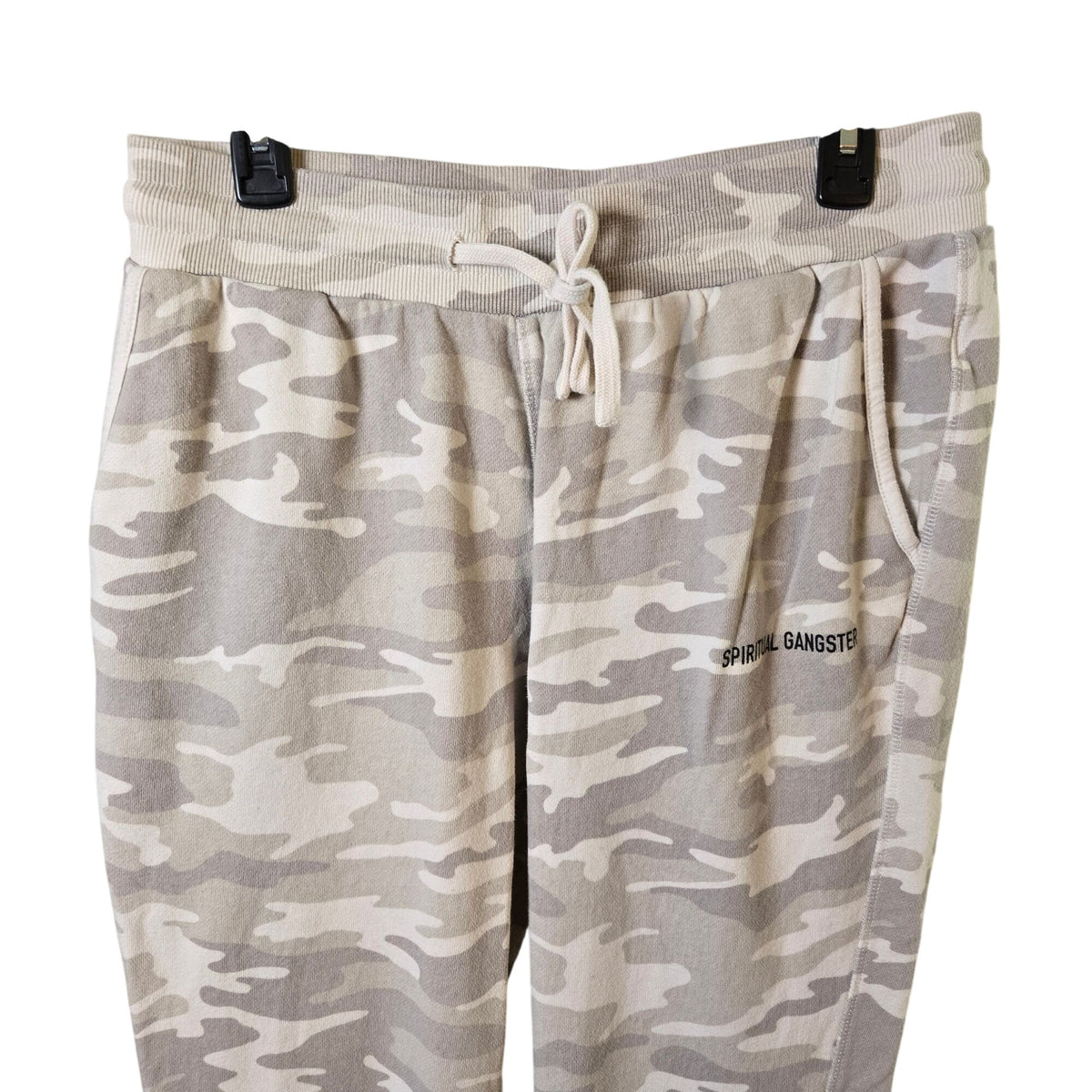 Spiritual Gangster Camouflage Jogger Sweatpants Size Large