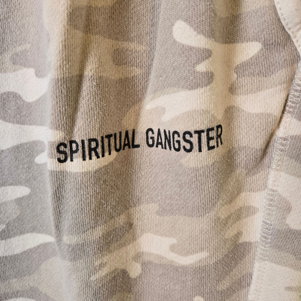 Spiritual Gangster Camouflage Jogger Sweatpants Size Large