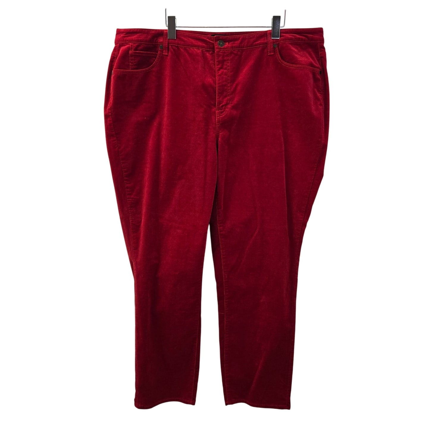 Talbots Micro Corduroy Straight Leg Pants Size 20W