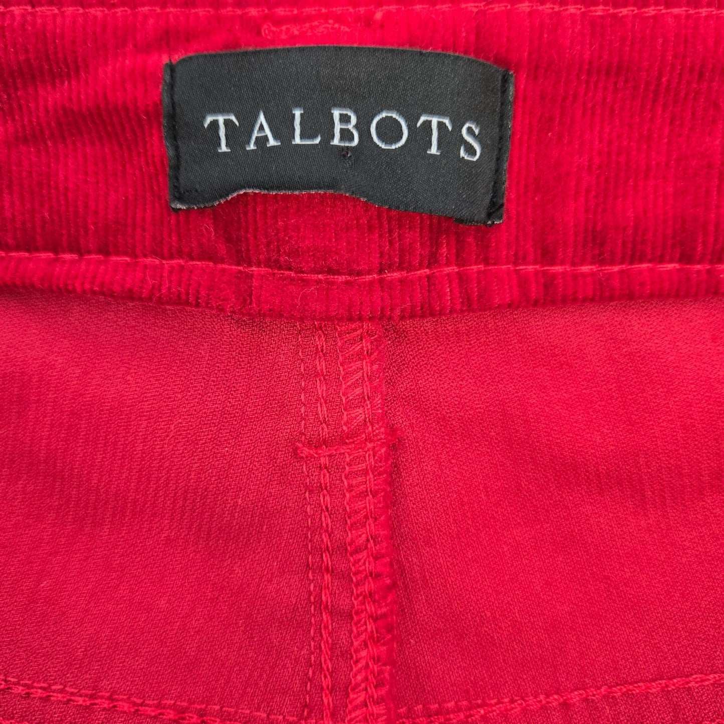 Talbots Micro Corduroy Straight Leg Pants Size 20W