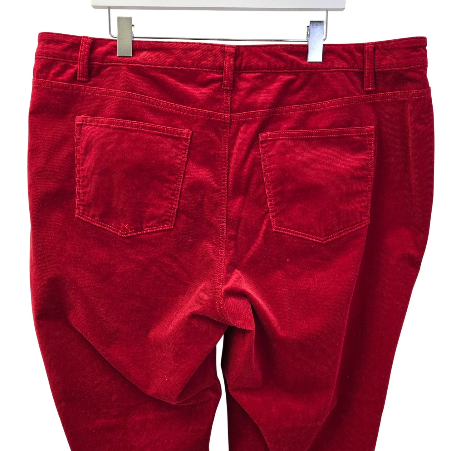 Talbots Micro Corduroy Straight Leg Pants Size 20W