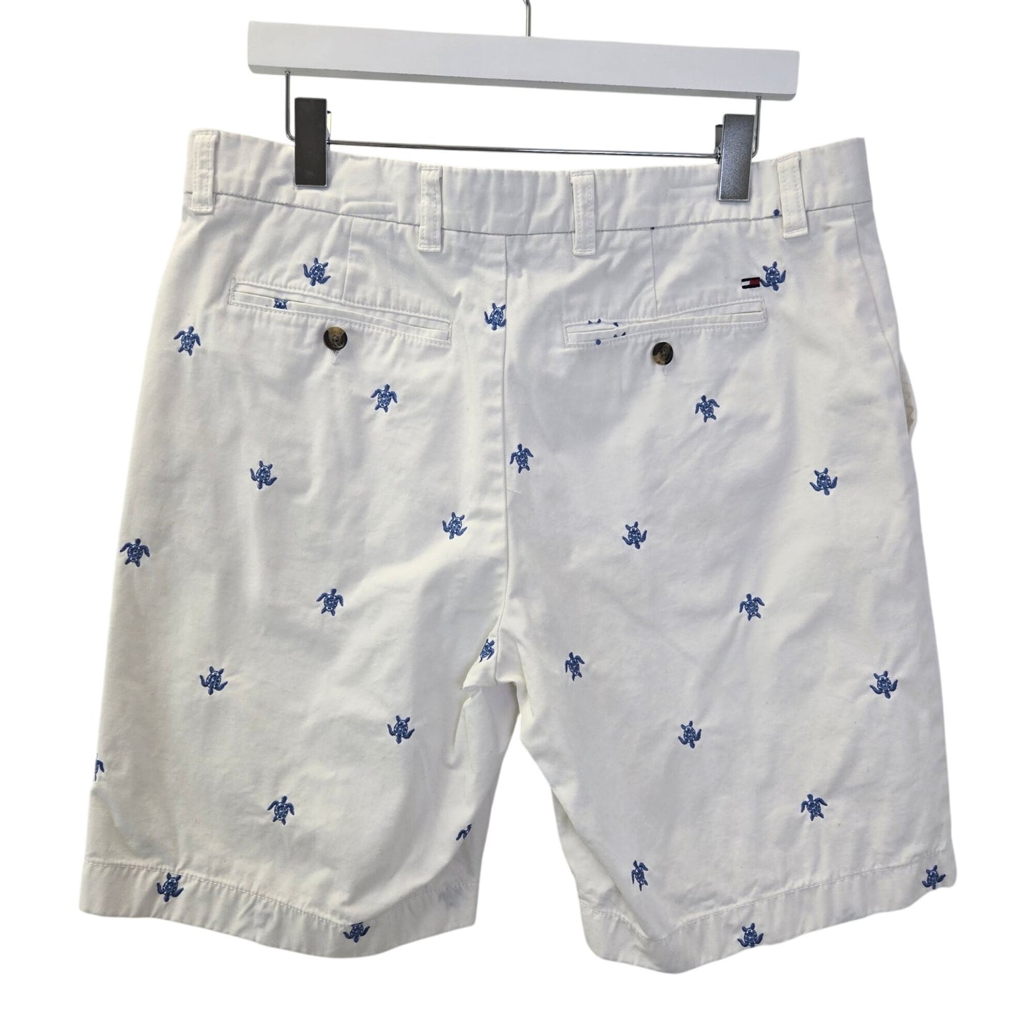 Tommy Hilfiger Turtle Print Chino Shorts Size 34