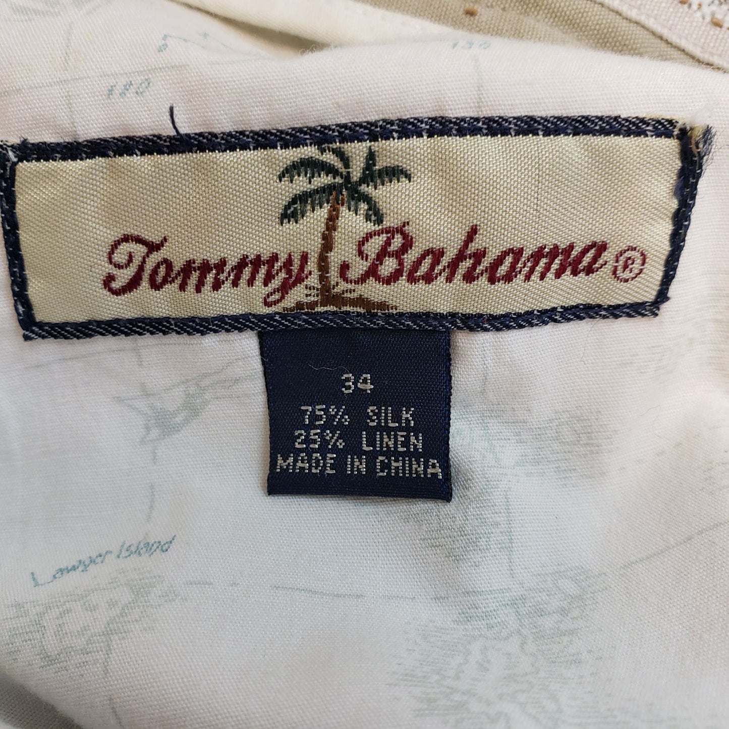 Tommy Bahama Silk & Linen Blend Ankle Pants Size 34