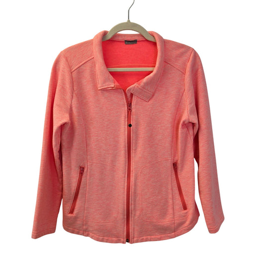 T by Talbots Fleece Lined Full Zip Activewear Jackets Size M (est)