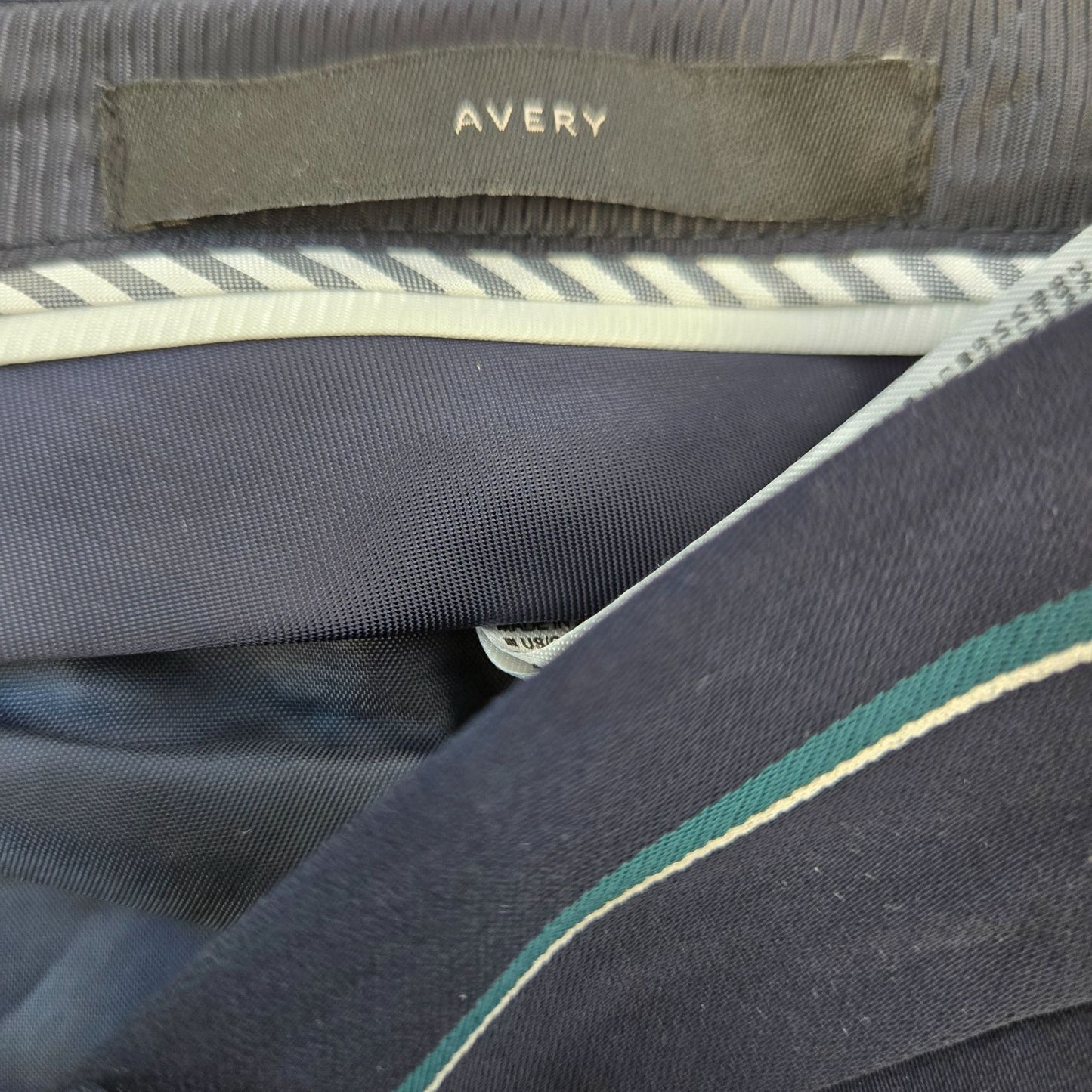 Banana Republic Avery Fit Striped Trouser Pants Size 2