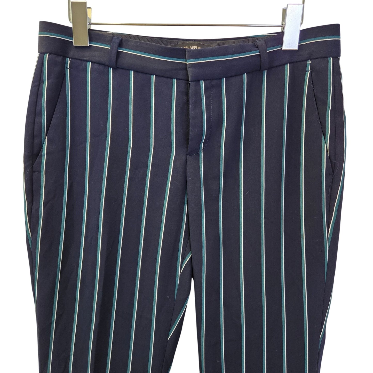 Banana Republic Avery Fit Striped Trouser Pants Size 2