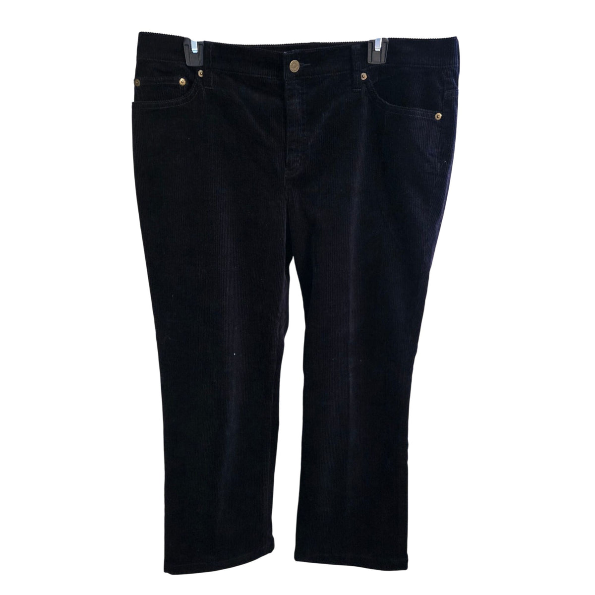 Lauren Ralph Lauren Classic Straight Corduroy Crop Pants Size 14
