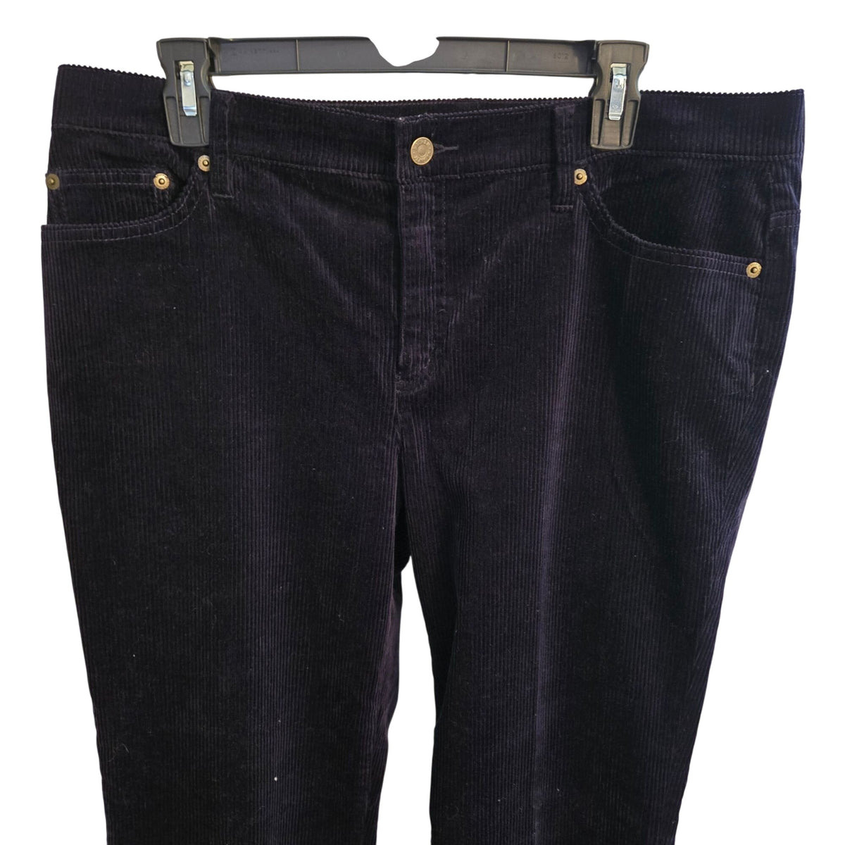 Lauren Ralph Lauren Classic Straight Corduroy Crop Pants Size 14