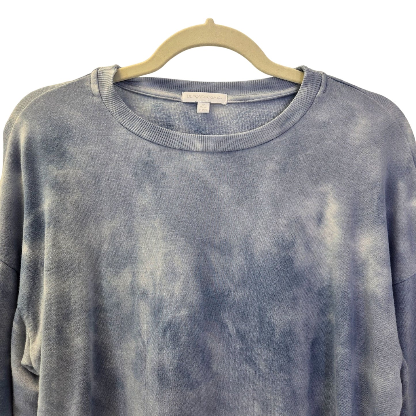 Beyond Yoga Tie Dye Cropped Lightweight Sweatshirt Size Medium