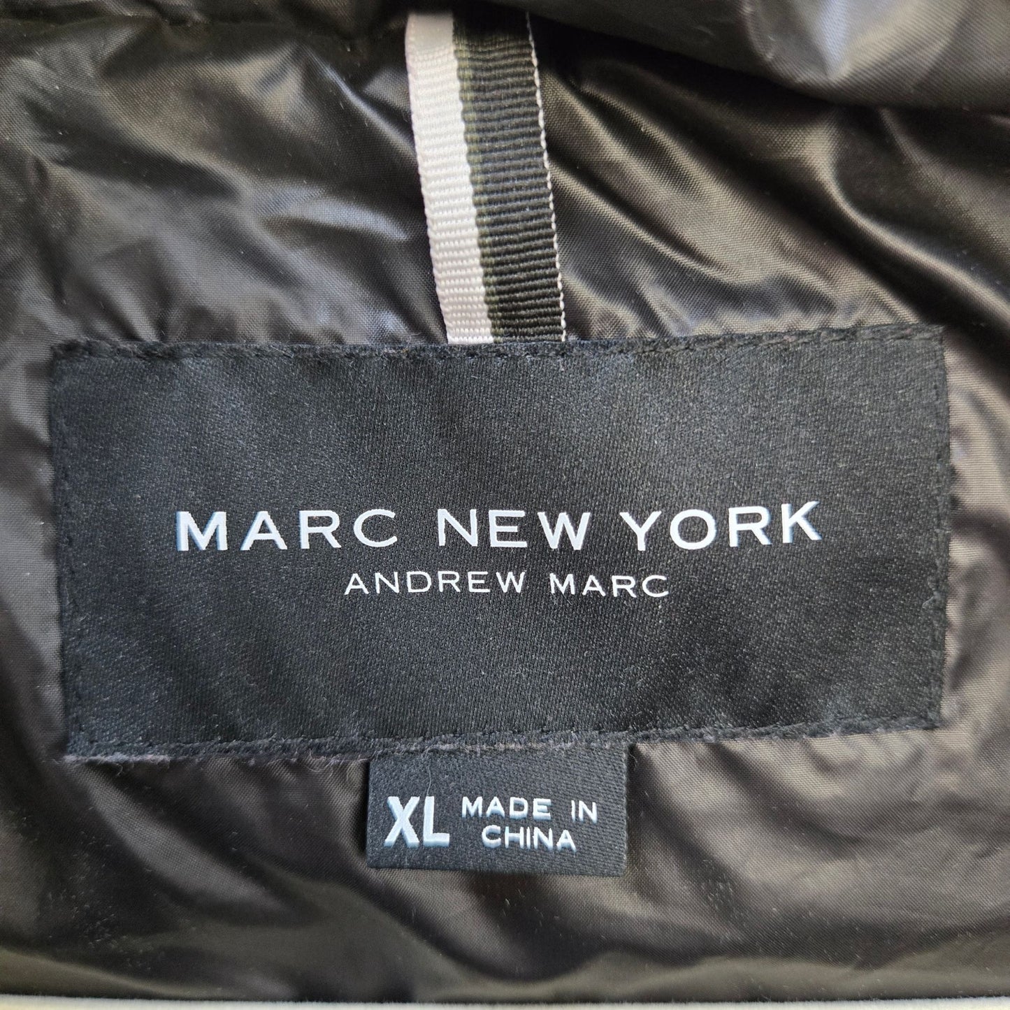 Marc New York Andrew Marc Down Filled Belted Puffer Coat Size XL