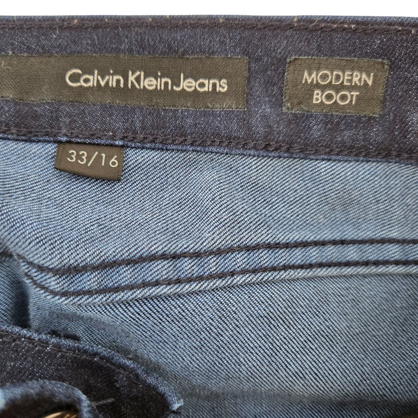 Calvin Klein Dark Wash Modern Bootcut Jeans Size 33