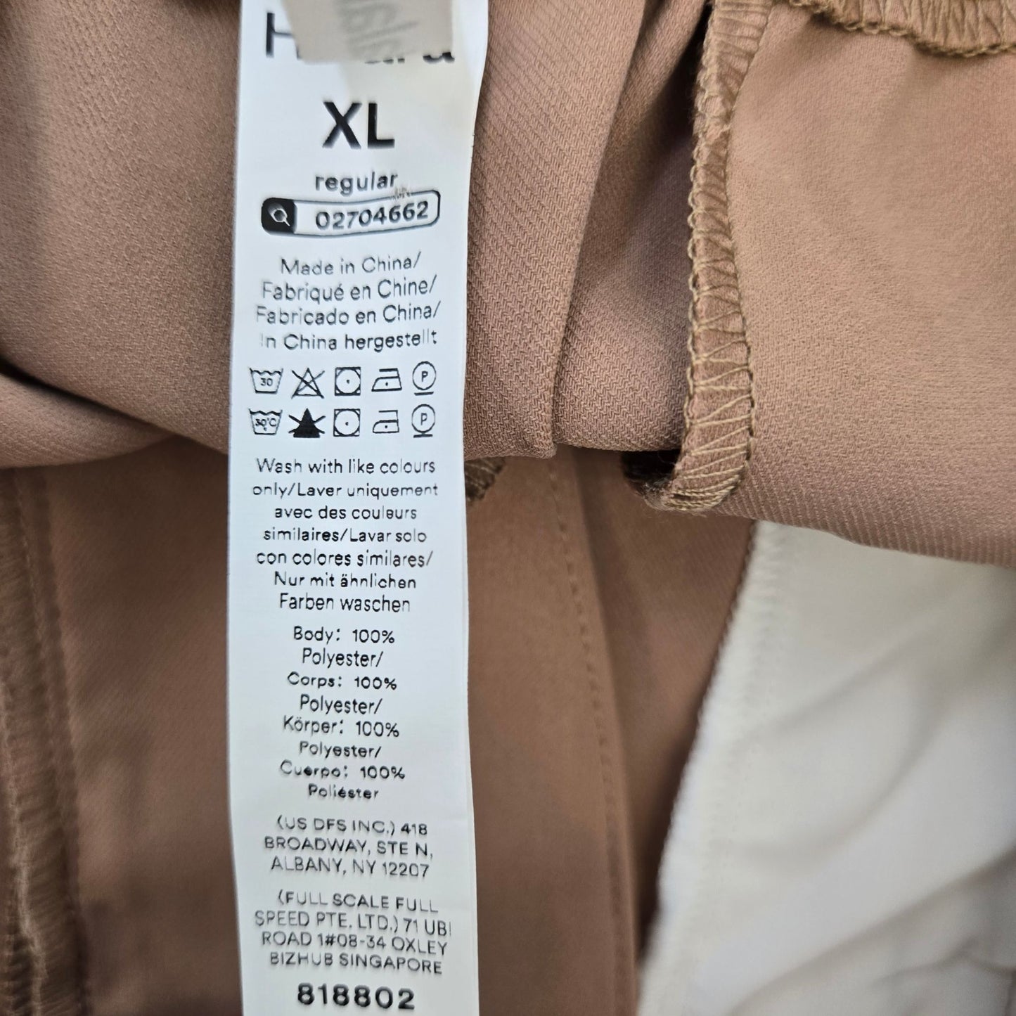 NWT Halara Flex™ Mid Rise Pocket Straight Leg Work Pants Size XL