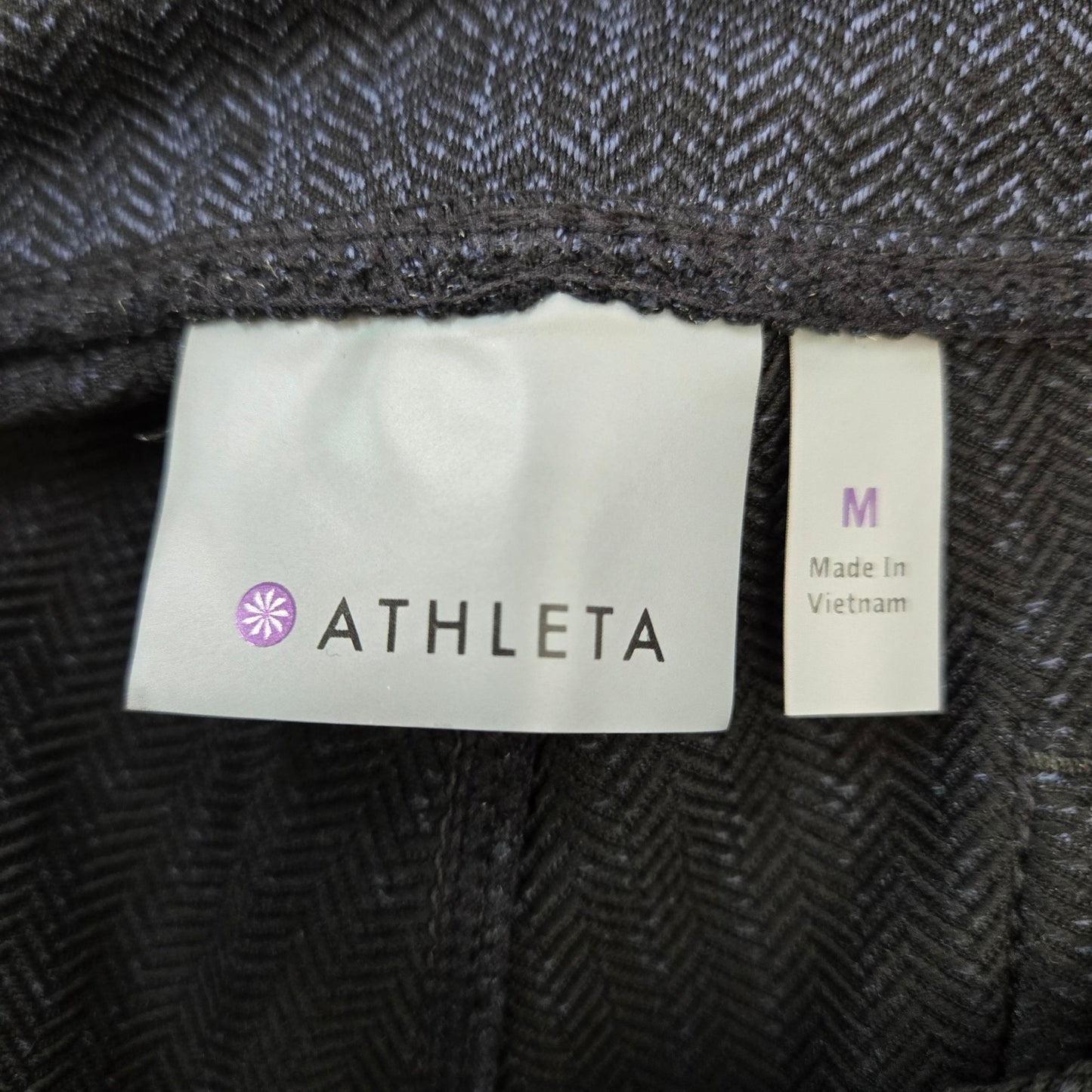 Athleta Mercer Herringbone Print Leggings with Side Pockets Size Medium