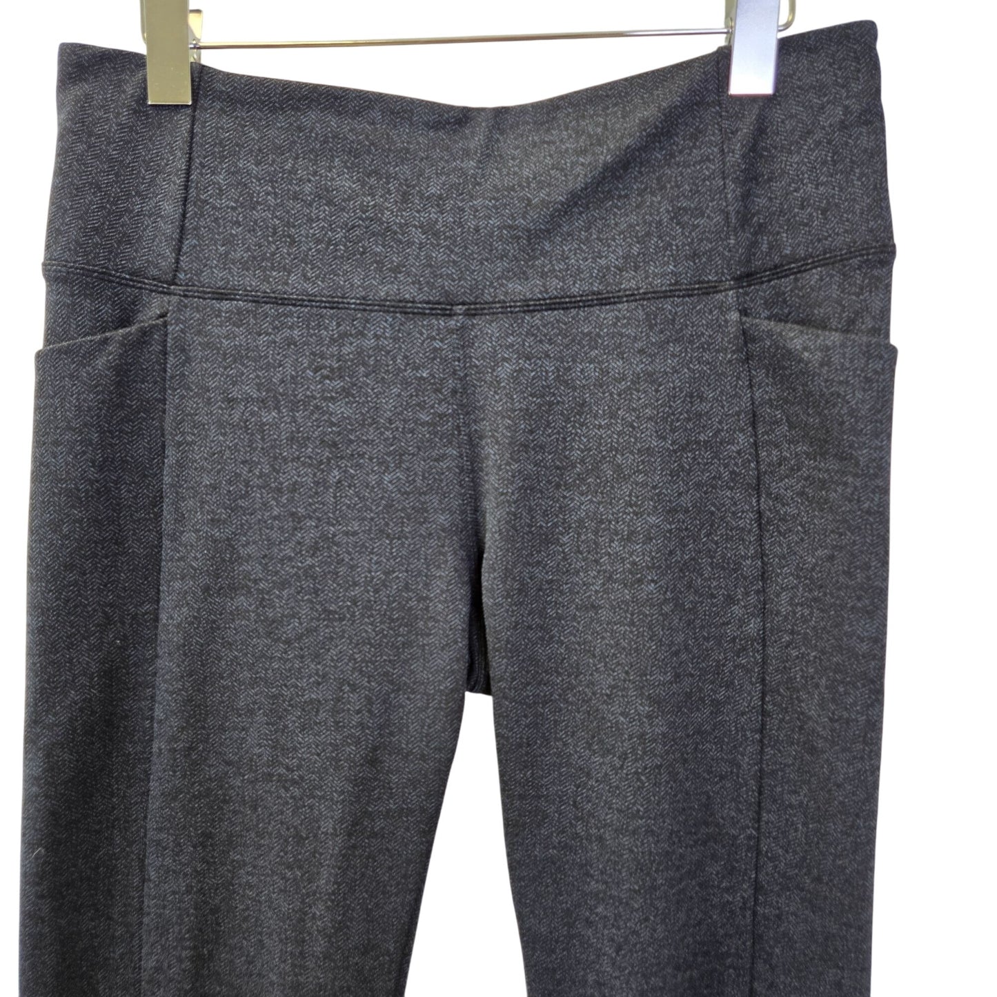Athleta Mercer Herringbone Print Leggings with Side Pockets Size Medium