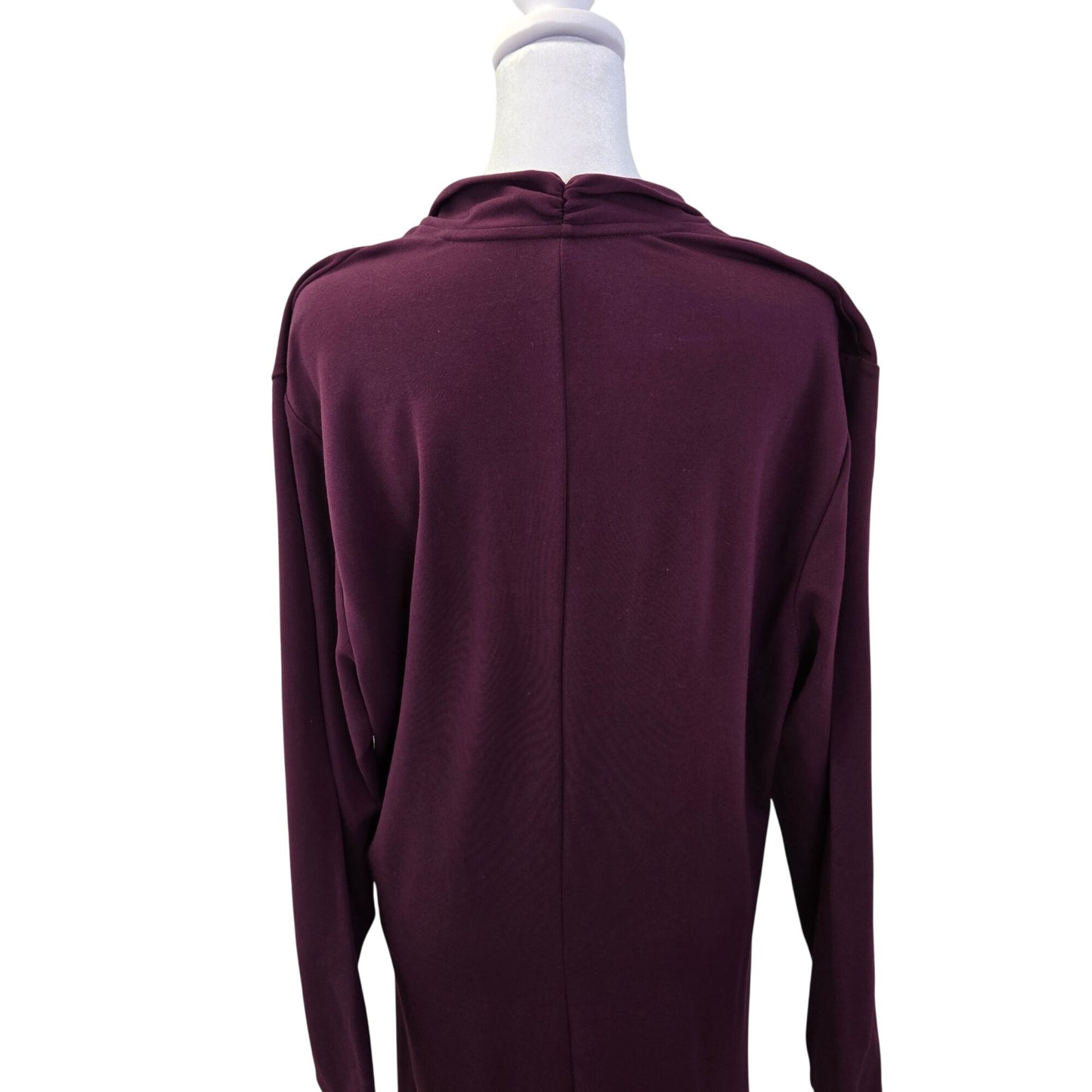 Soft Surroundings Twist Front Long Sleeve Jersey Maxi Dress Size 2X