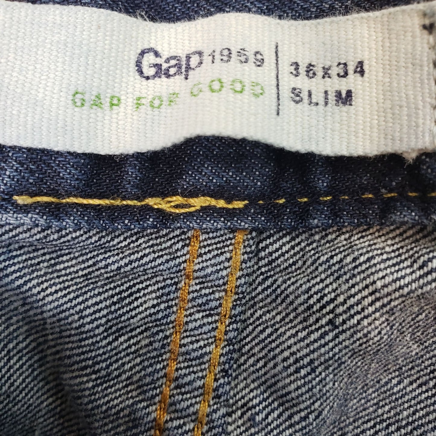 Gap Slim Fit Straight Leg Jeans Size 36x34