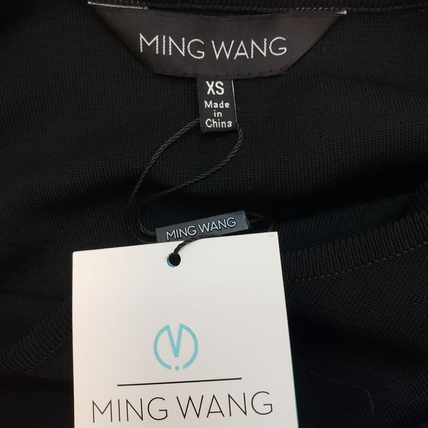 NWT Ming Wang Ruffle Hem Sleeveless Dress Size XS