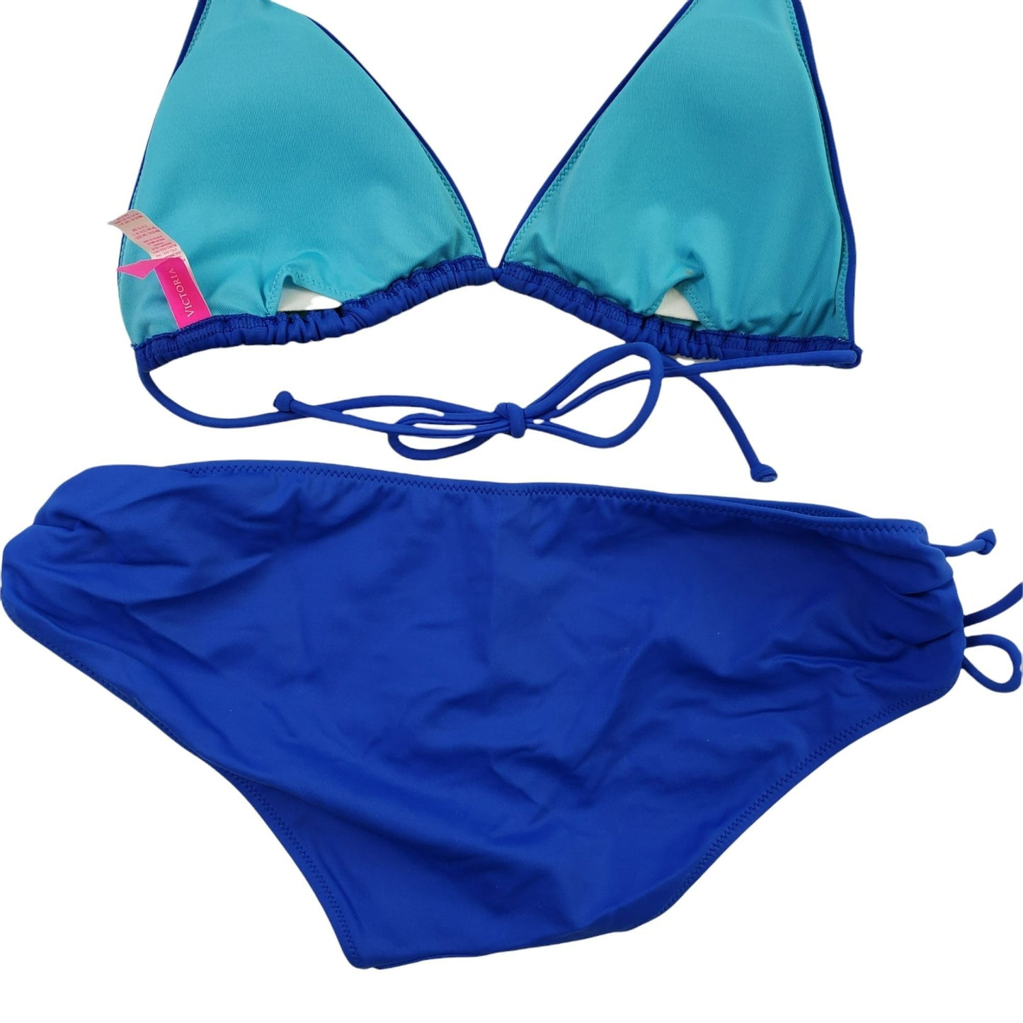 Victoria's Secret Bright Blue Bikini - Top Size M, Bottoms Size S.