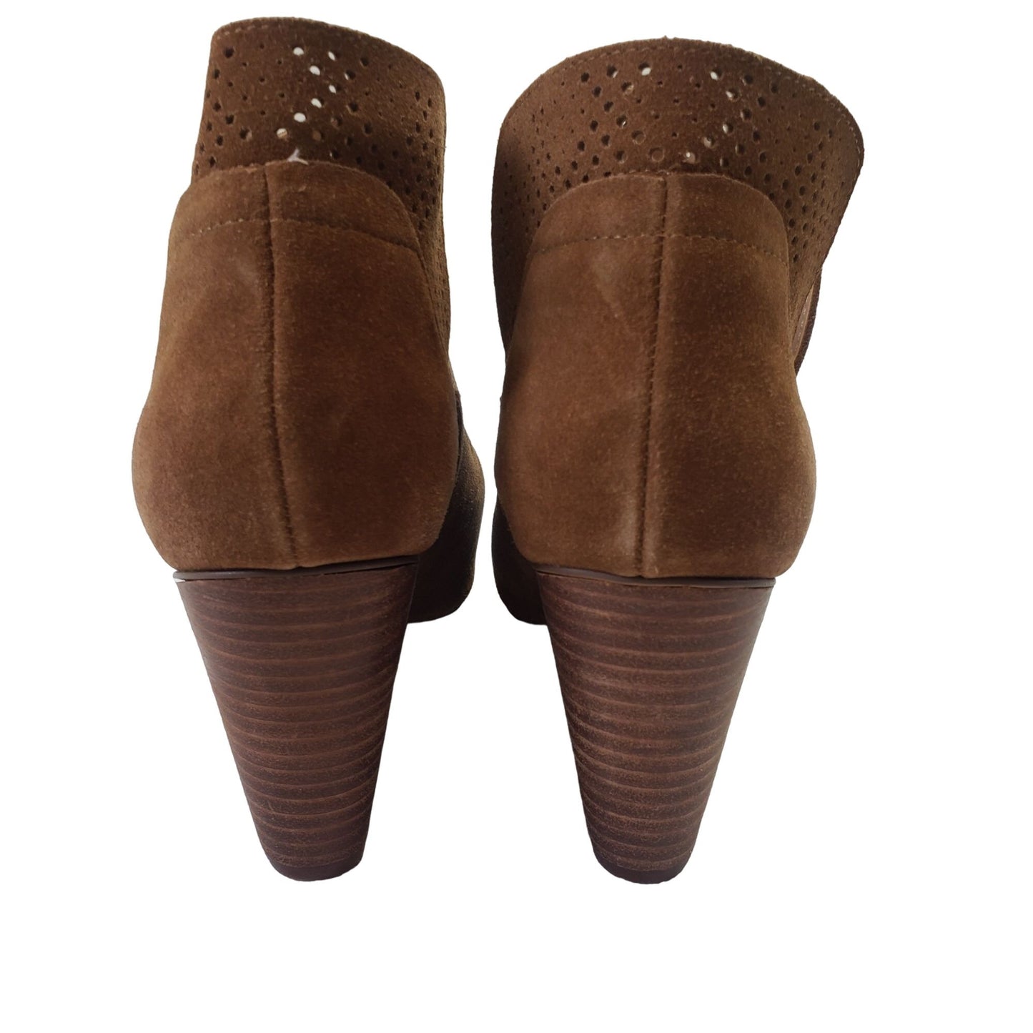 Steven by Steve Madden Ready Chestnut Suede Leather Ankle Booties Size 11