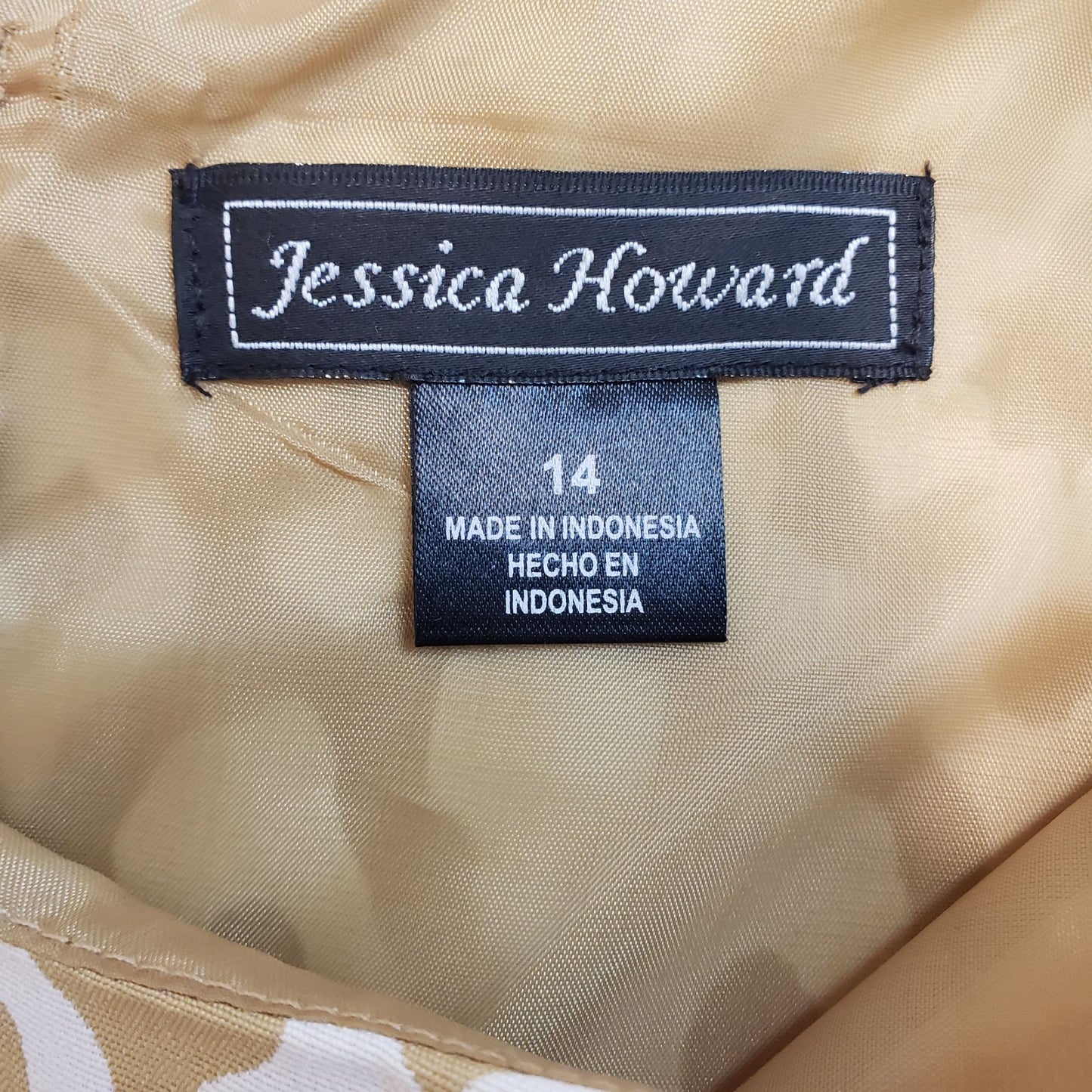NWT Jessica Howard Mixed Print Sheath Dress Size 14