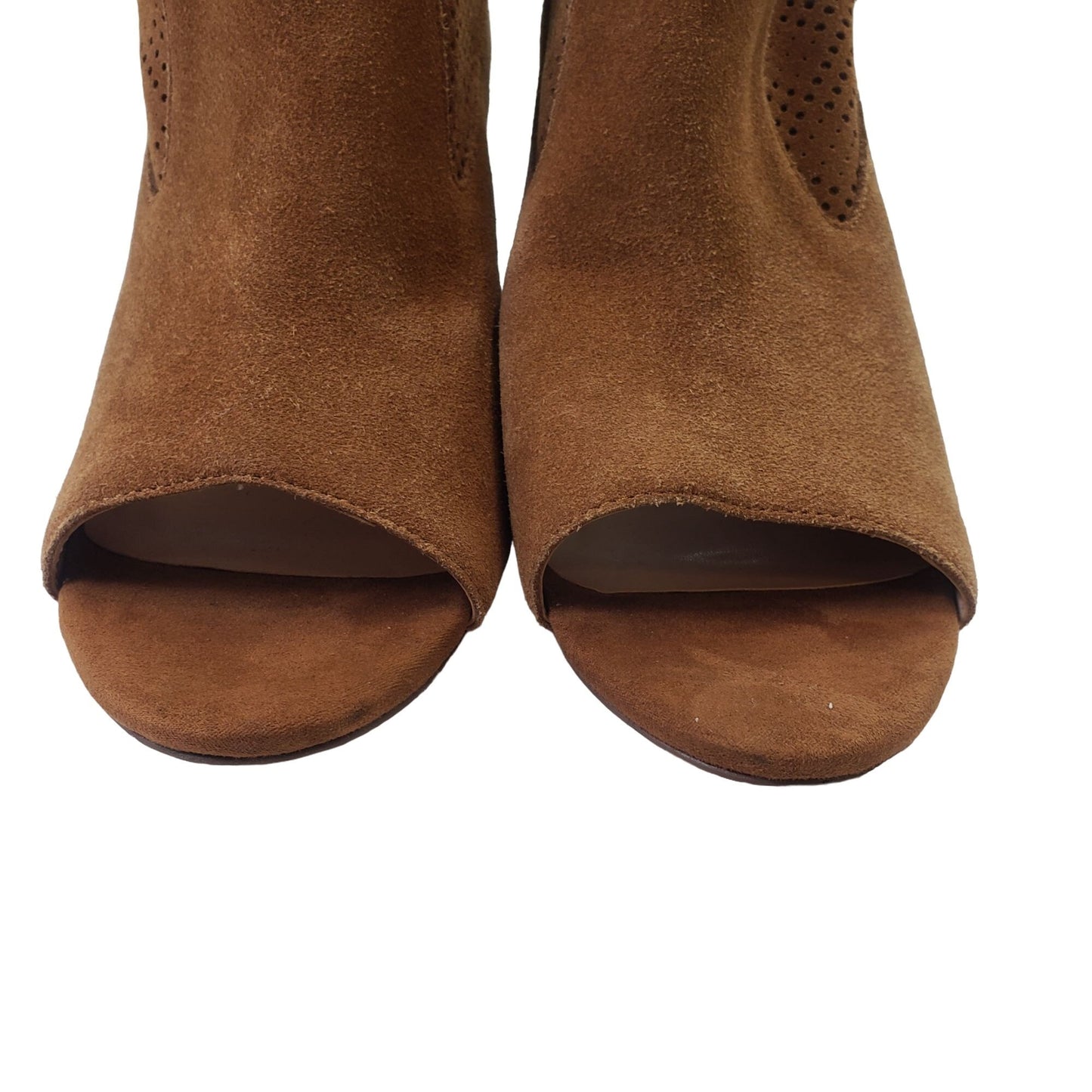 Steven by Steve Madden Ready Chestnut Suede Leather Ankle Booties Size 11