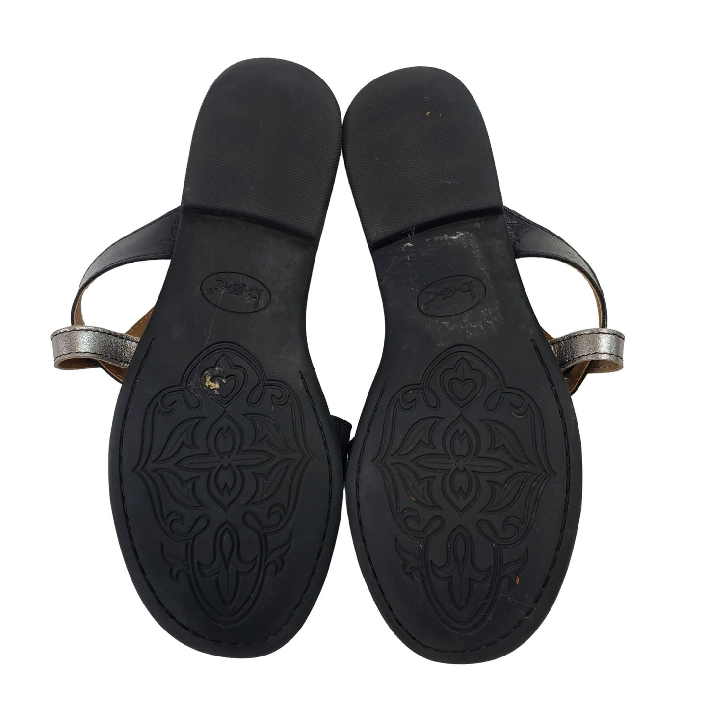 B.O.C. Born Leather Strappy Metallic Sandals Size 9