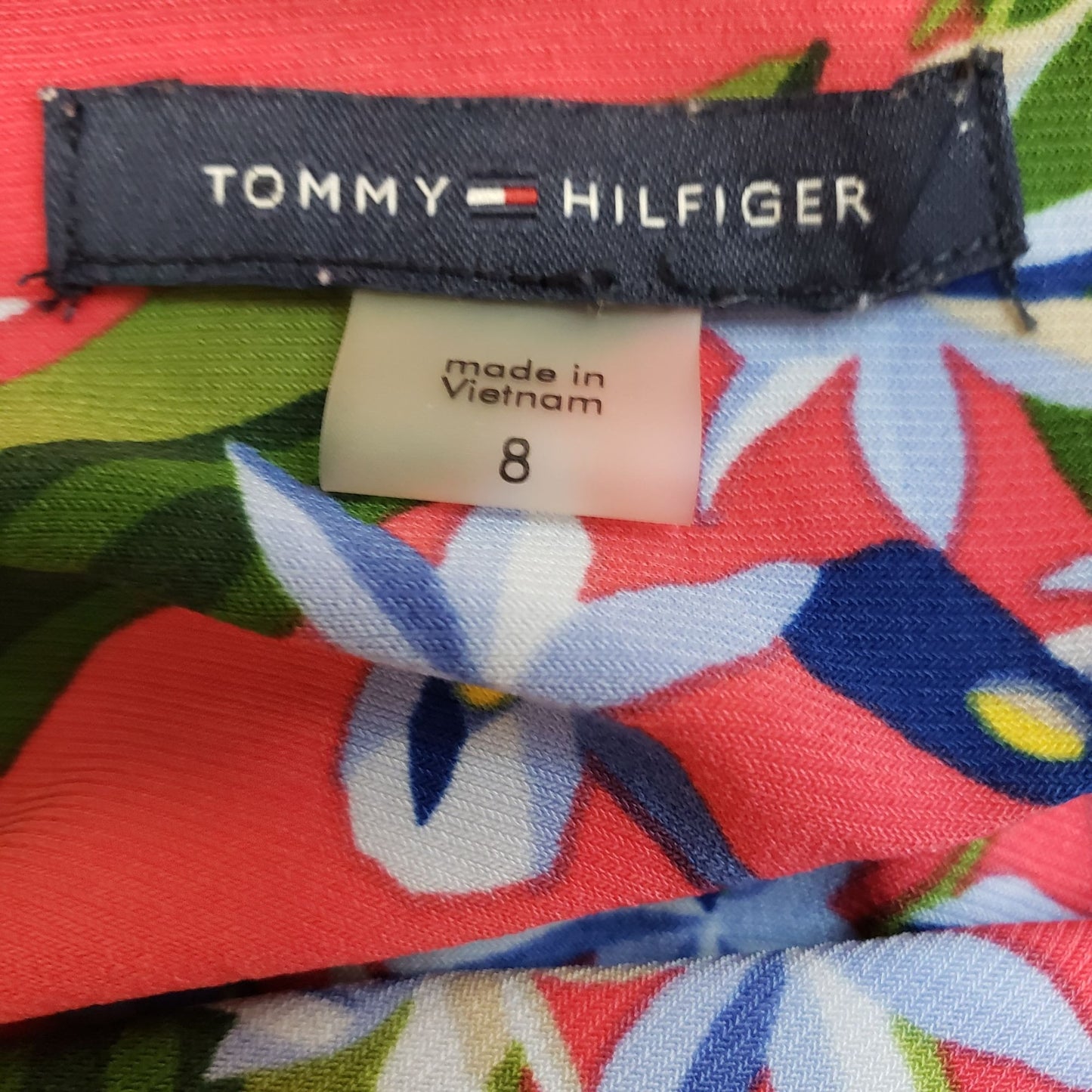Tommy Hilfiger Floral Tropical Print Shift Dress Size 8
