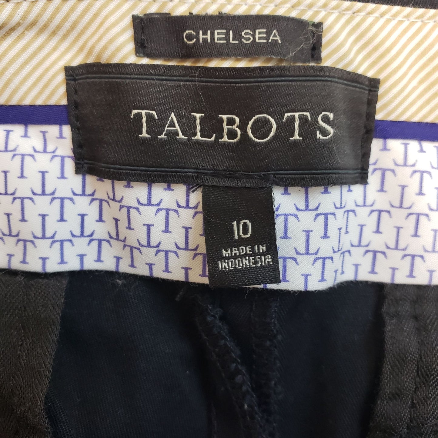 Talbots Chelsea Fit Wide Leg Capri Pants Size 10