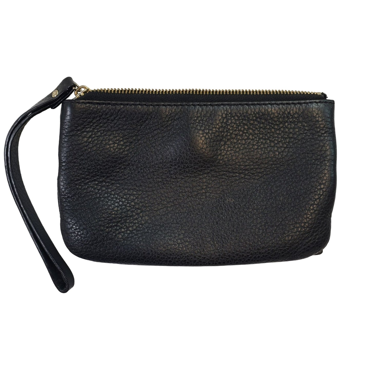 Kate Spade Black Pebble Leather Wristlet Wallet