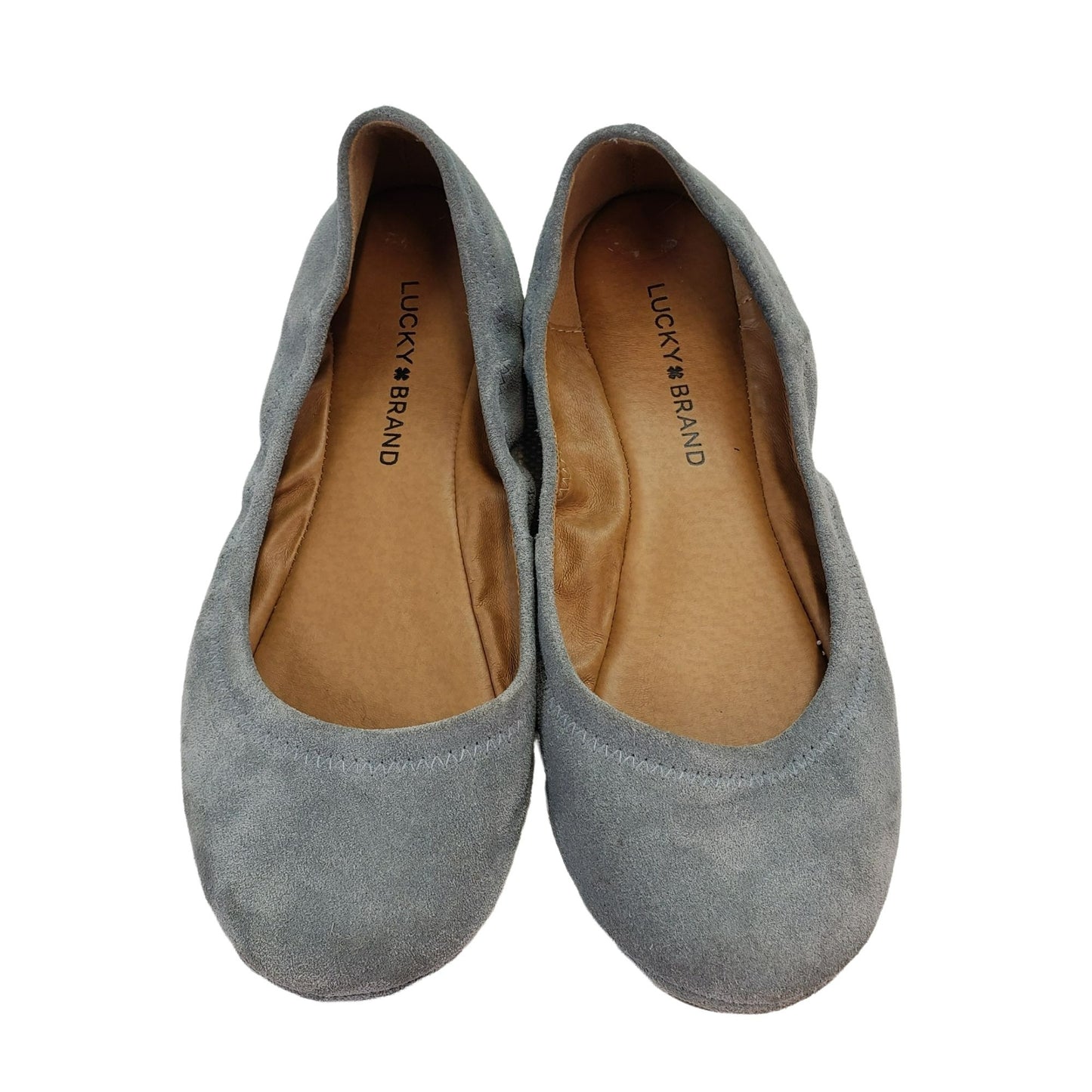 Lucky Brand Erin Suede Leather Ballet Flats Size 8.5