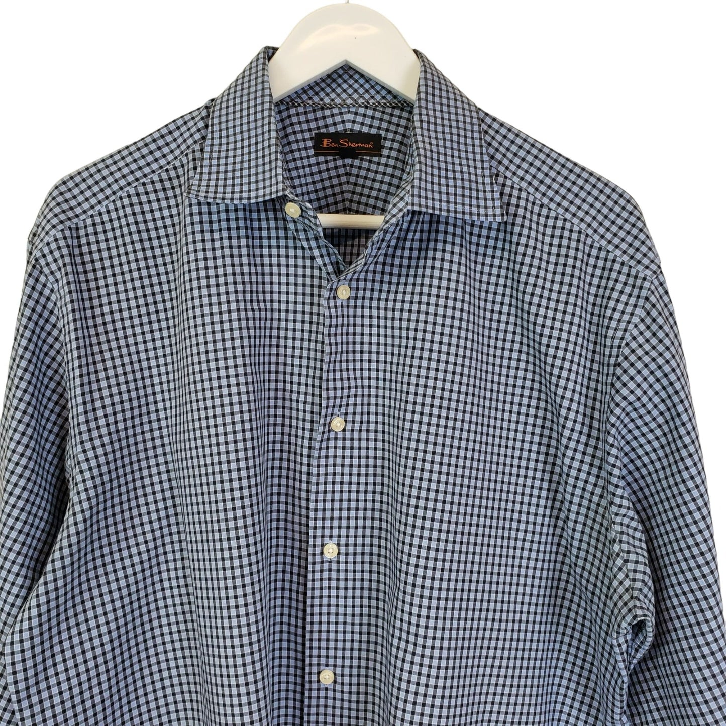 Ben Sherman Checked Button Down Shirt Size Large