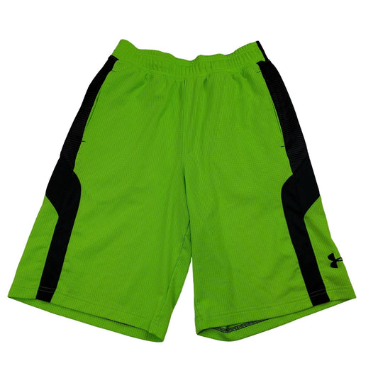 Under Armour Neon Yellow Mesh Activewear Shorts Size Small