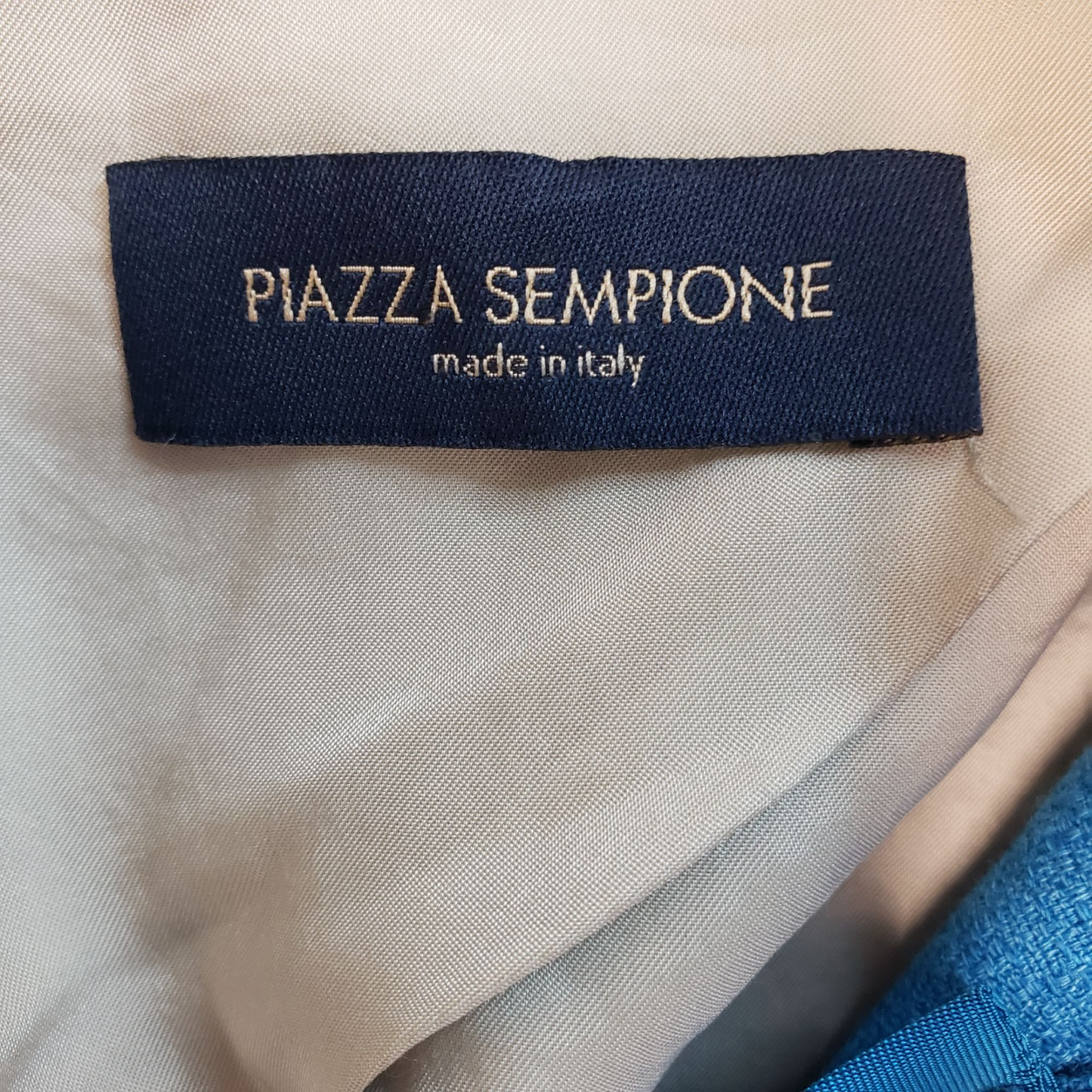 Piazza Sempione Linen Blend Blazer Size 46