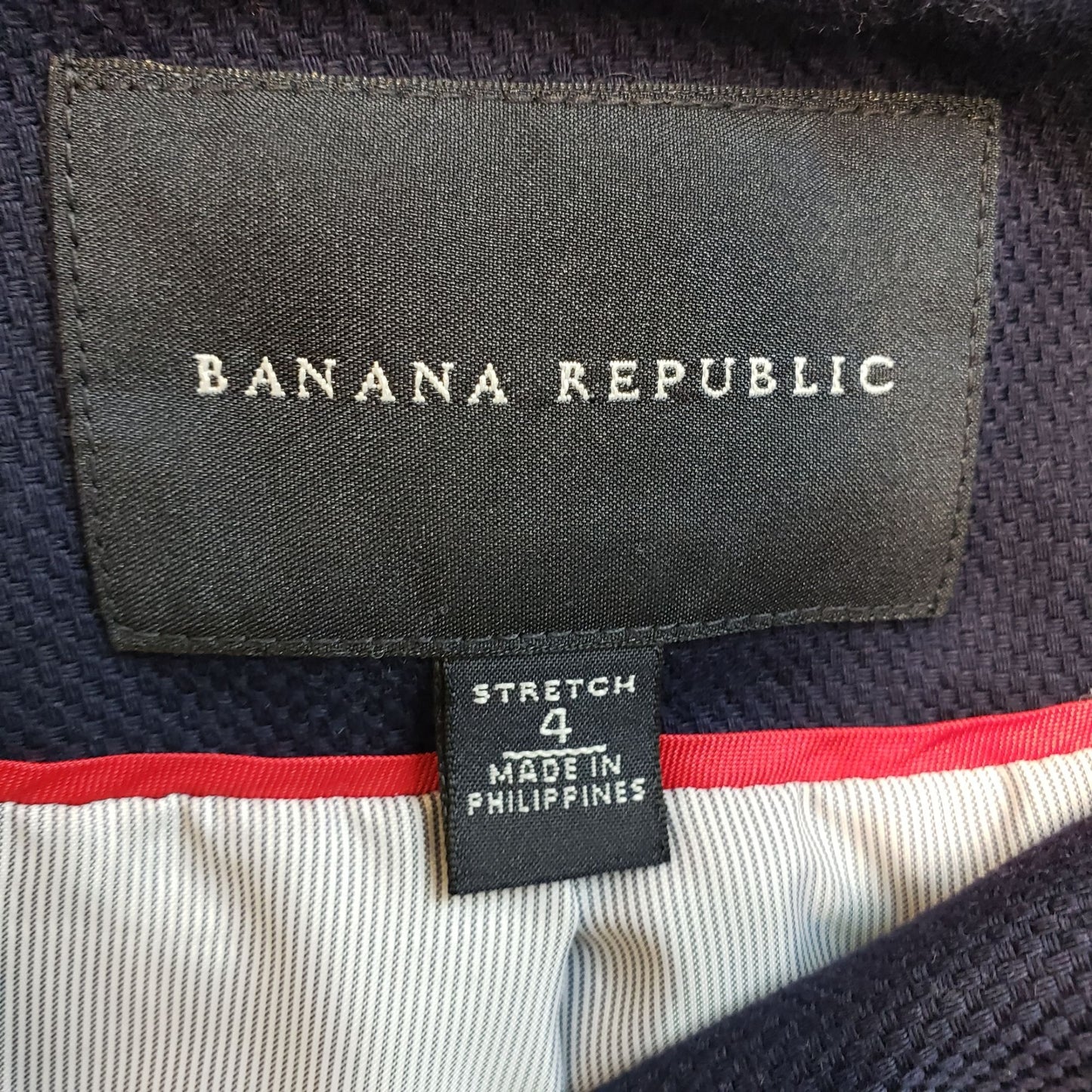 Banana Republic Woven Two Button Blazer Jacket Size 4