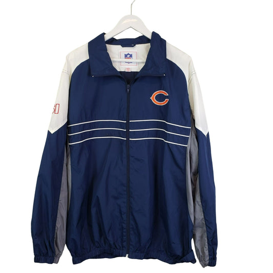 NFL x Sports Illustrated Chicago Bears Full Zip Windbreaker Jacket Size XL