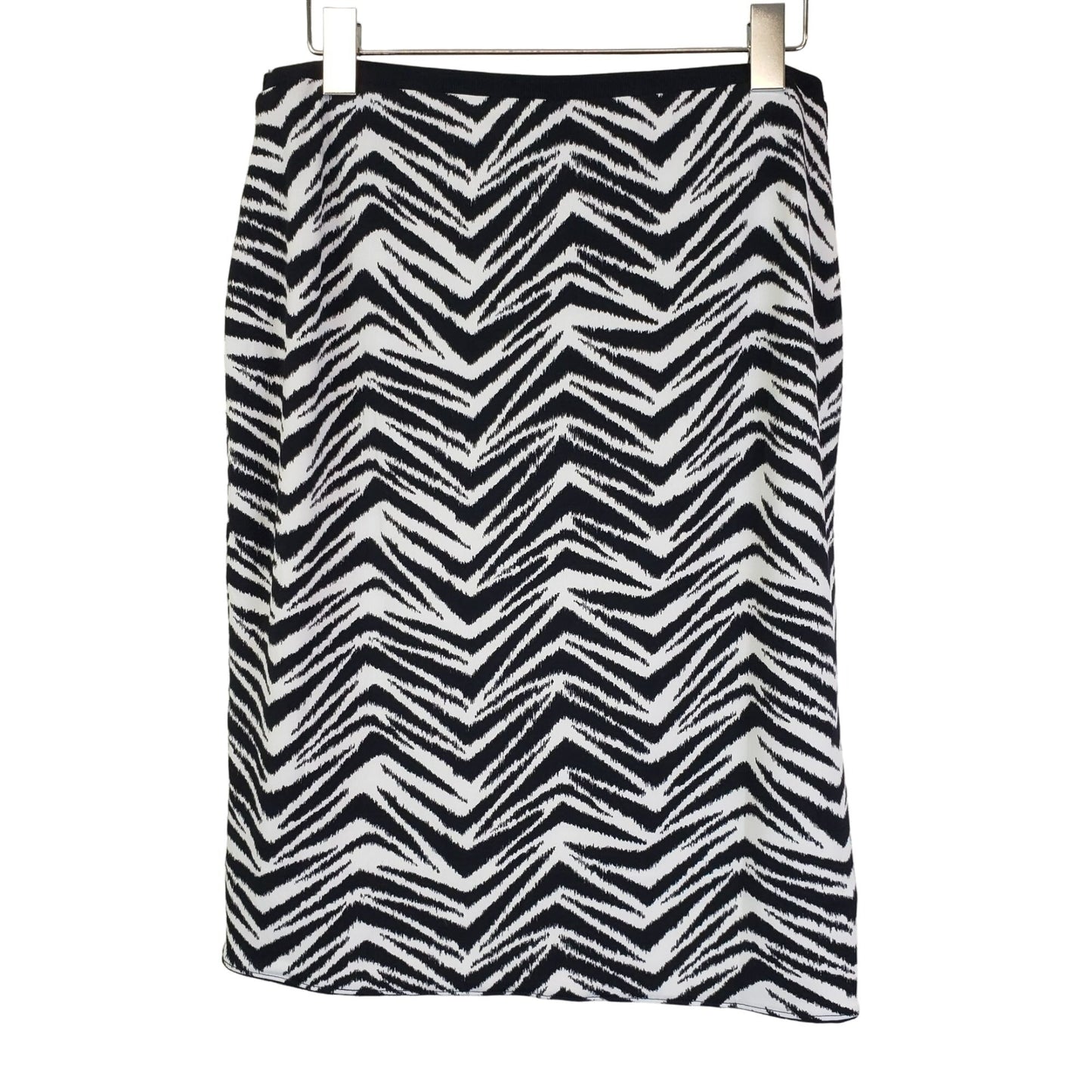 WHBM Zebra Print Pencil Skirt Size Small