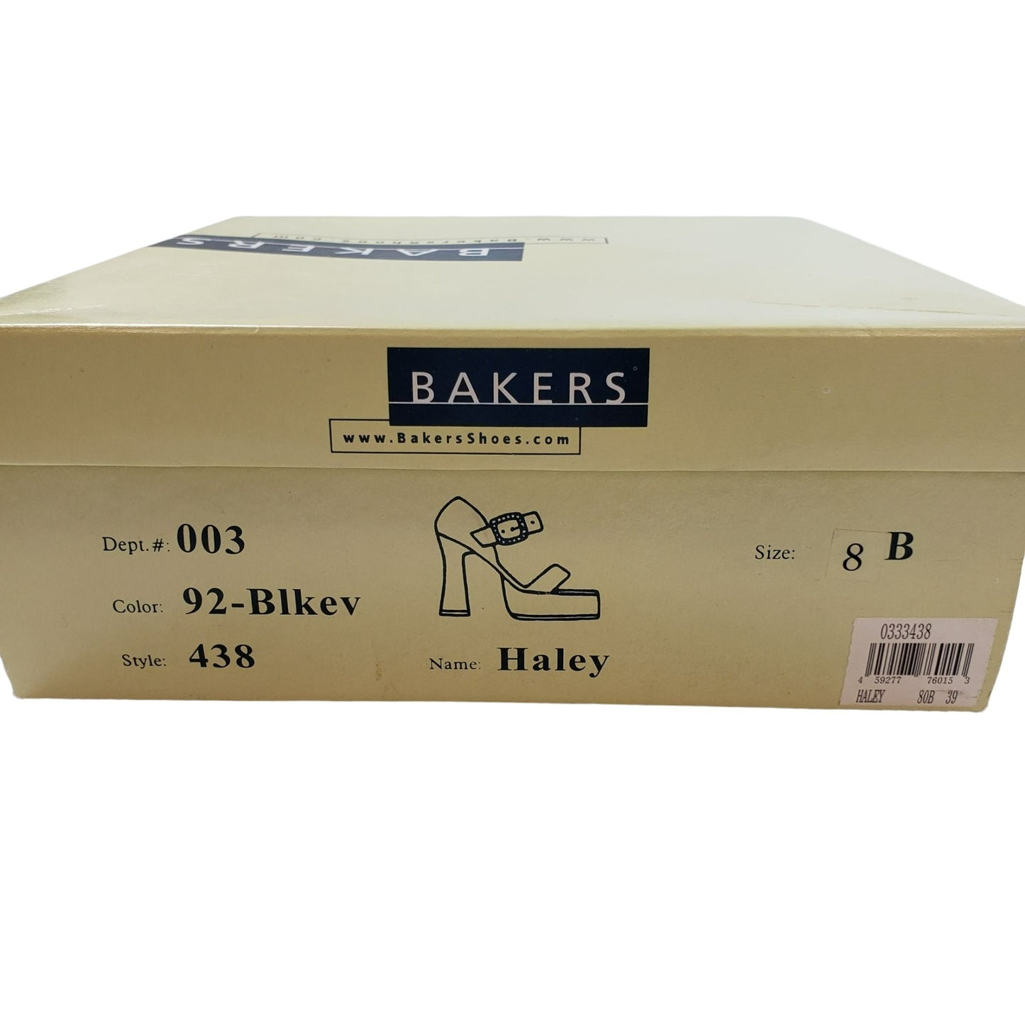 Bakers Size 8 Haley Platform Heels