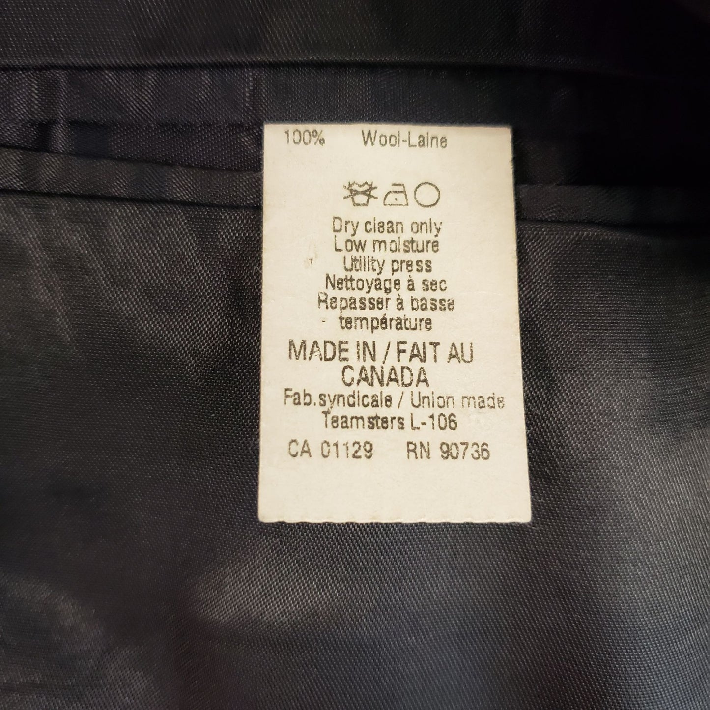 Calvin Klein 100% Wool 2- Button Suit Jacket