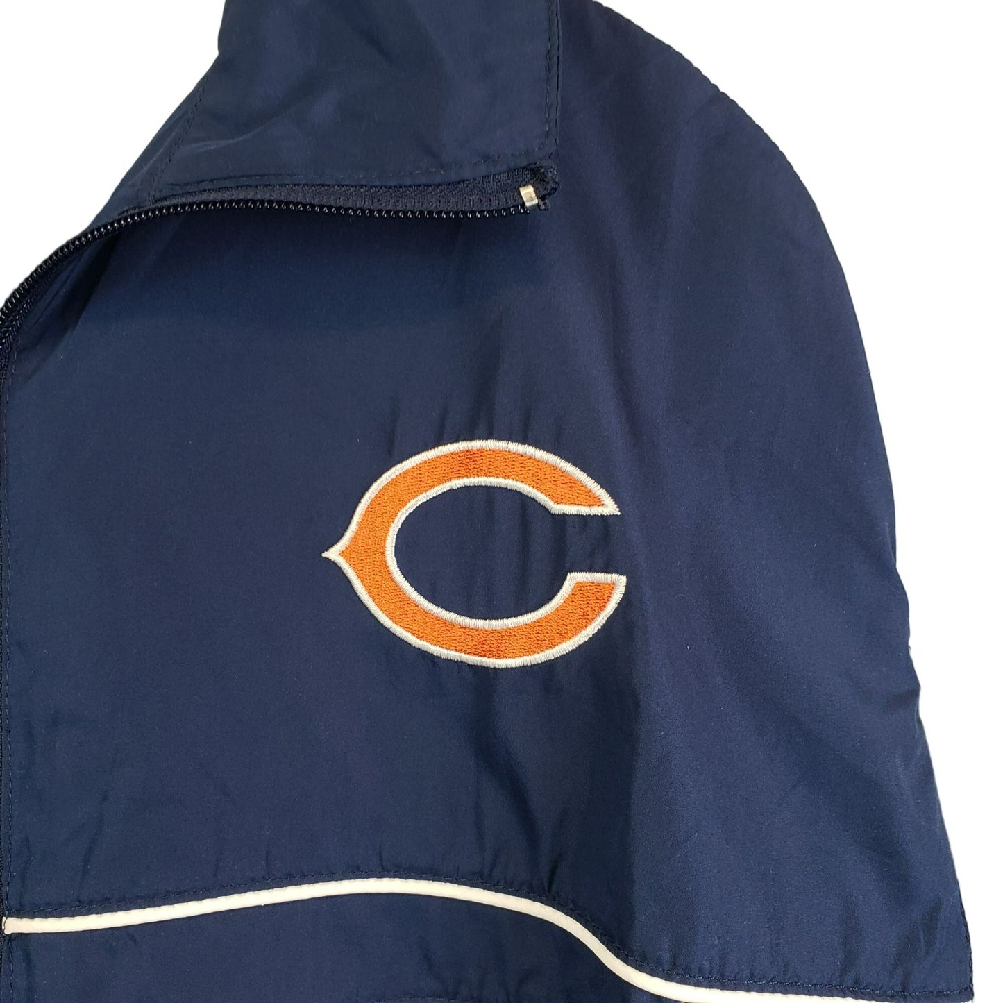 NFL x Sports Illustrated Chicago Bears Full Zip Windbreaker Jacket Size XL