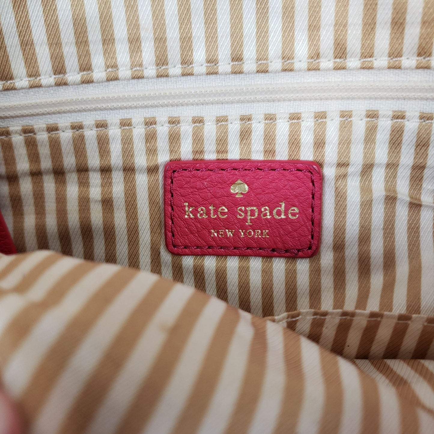 Kate Spade Pink Pebble Leather Shoulder Handbag