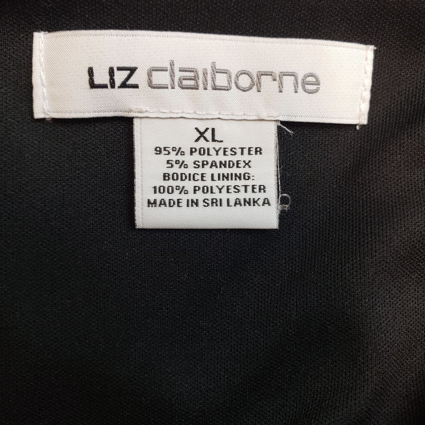 Liz Claiborne Graphic Print Sleeveless Maxi Dress Size XL
