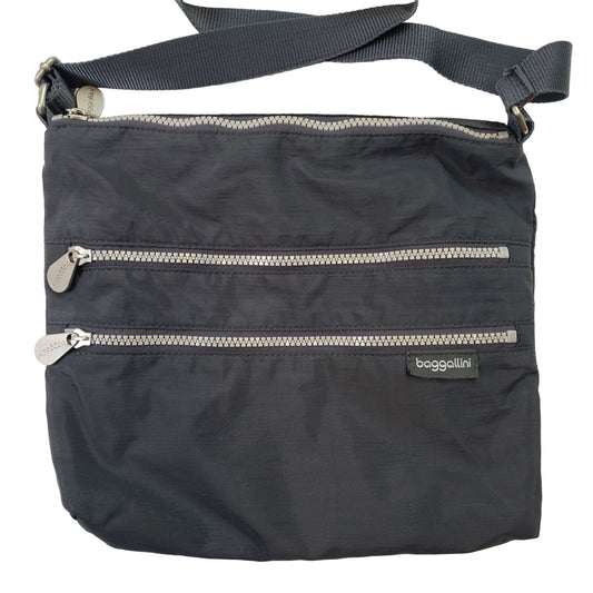 Baggallini Nylon Zipper Pocket Crossbody Bag