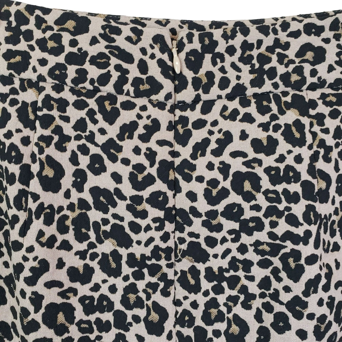 Loft Leopard Print Mini Skirt Size 6