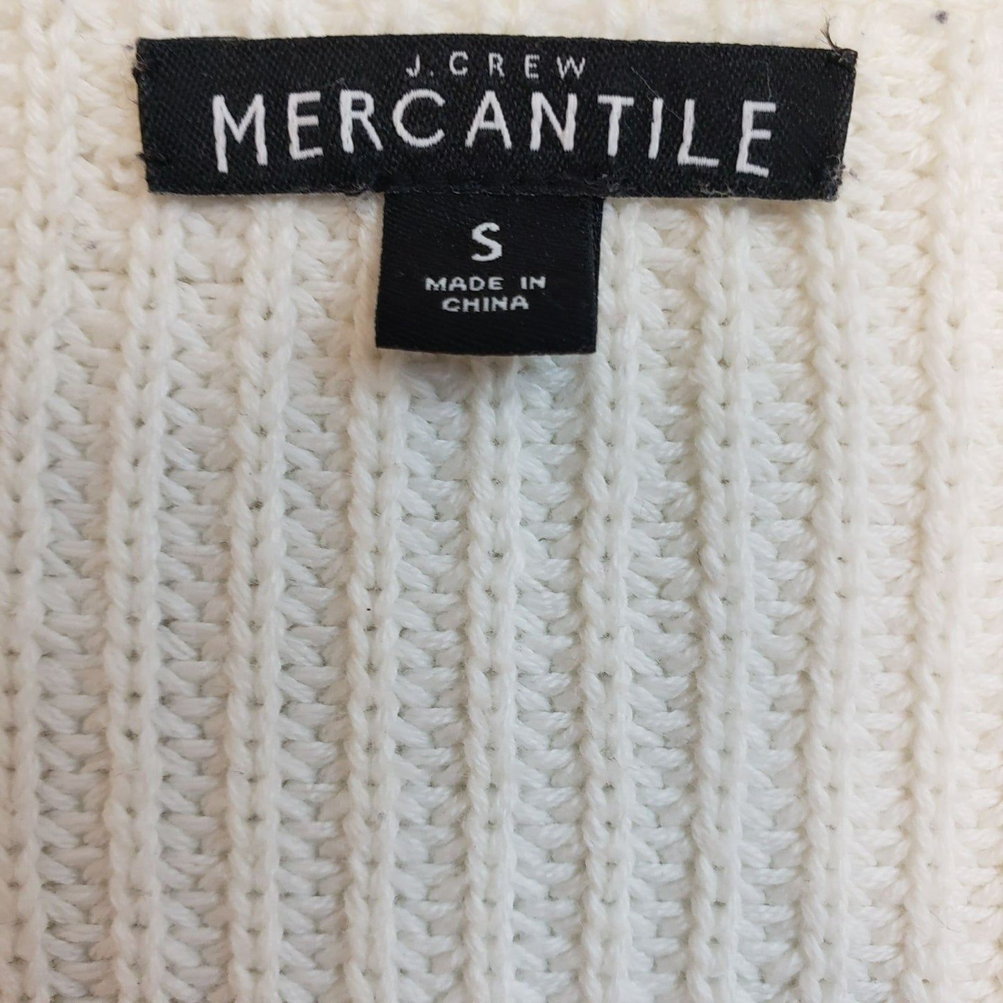 J. Crew Mercantile Cable Knit V-Neck Sweater Size S/M
