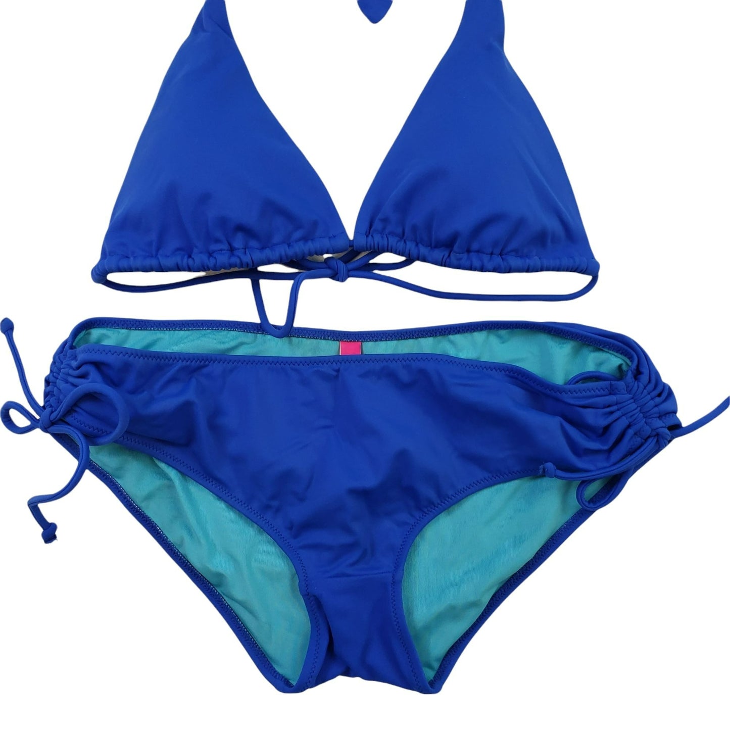 Victoria's Secret Bright Blue Bikini - Top Size M, Bottoms Size S.