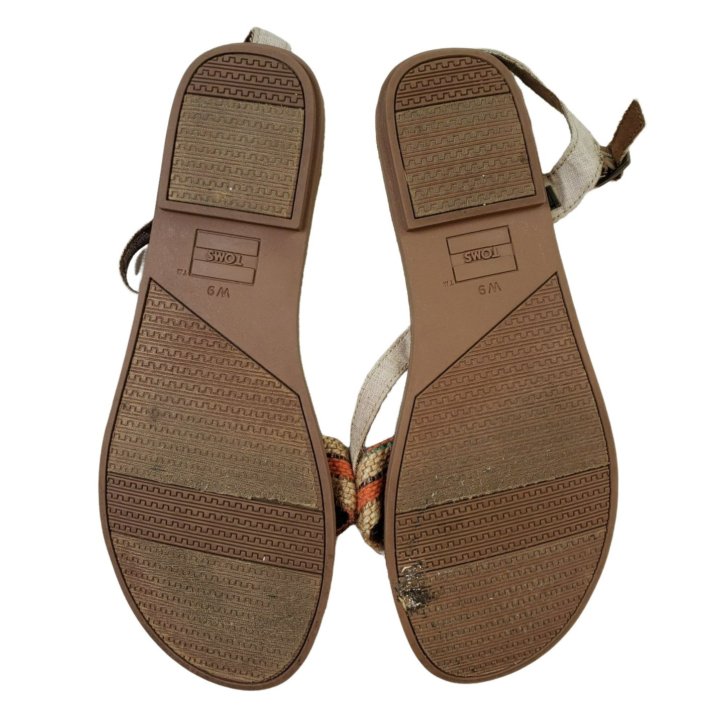 Toms Double Strap Thong Flat Sandals