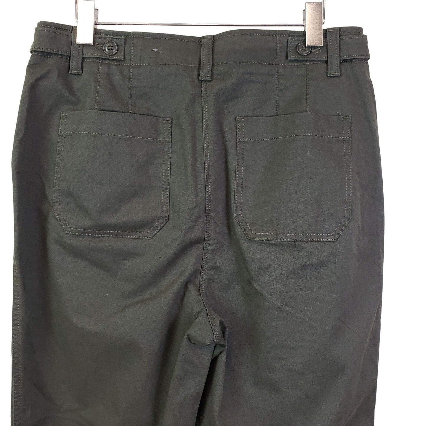Talbots High Waist Patch Pocket Crop Pants Size 12