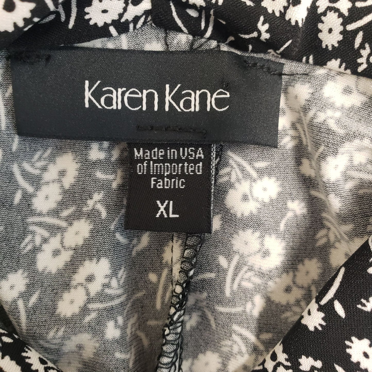 Karen Kane Floral Faux Wrap Dress Size XL